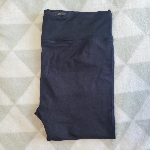 U2B Black Workout Leggings Pants, Gym High Rise Stretchy Crop Pants - Picture 6 of 11